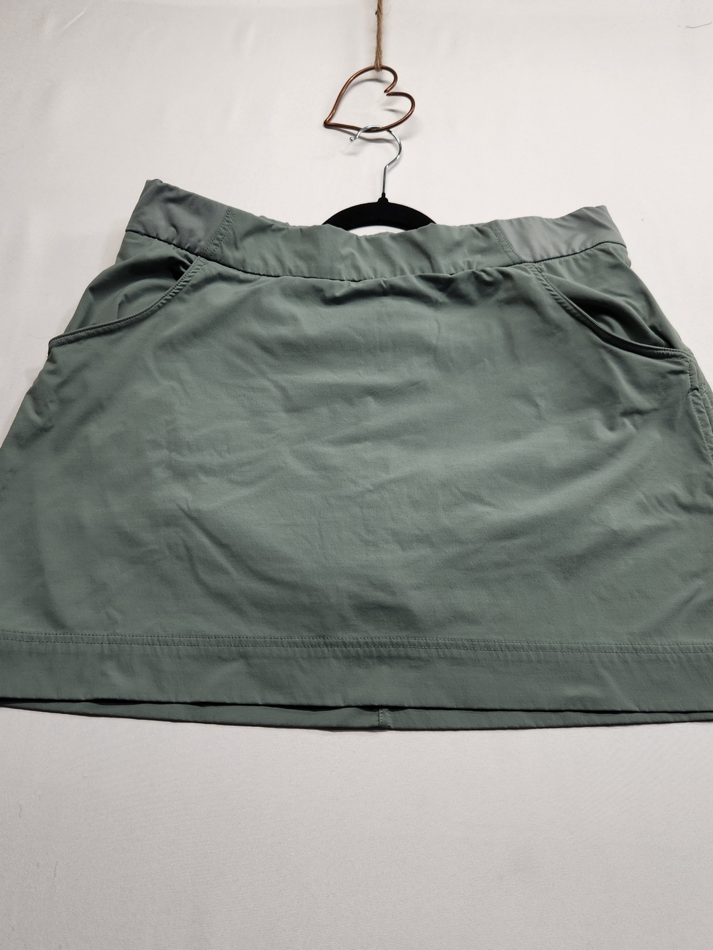 ⭐️Columbia Olive Sage Green Anytime Casual Hiking Skort Athletic Skirt Plus XL